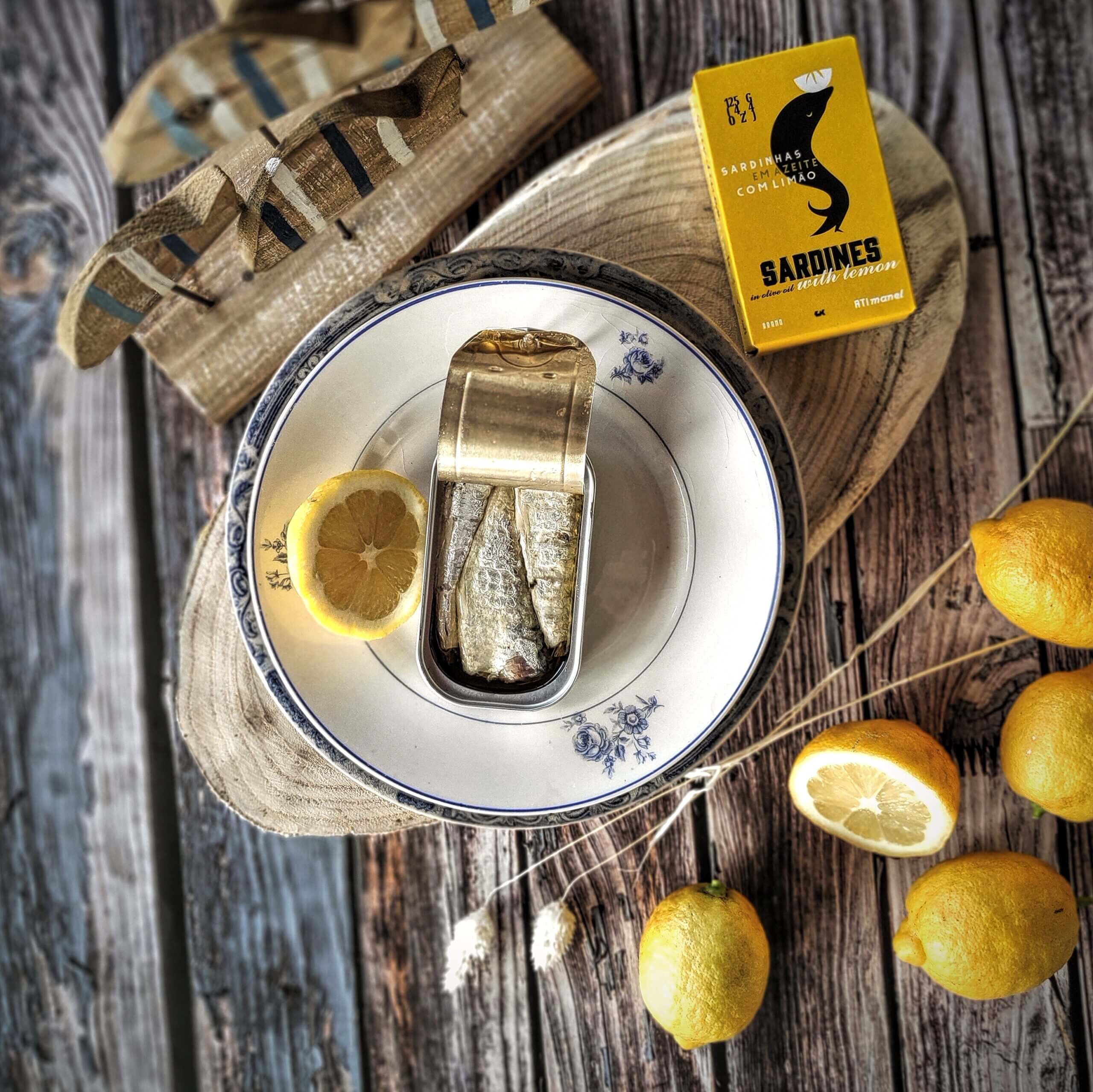 Ati Manel szardínia citromos olívaolajban, 125 g